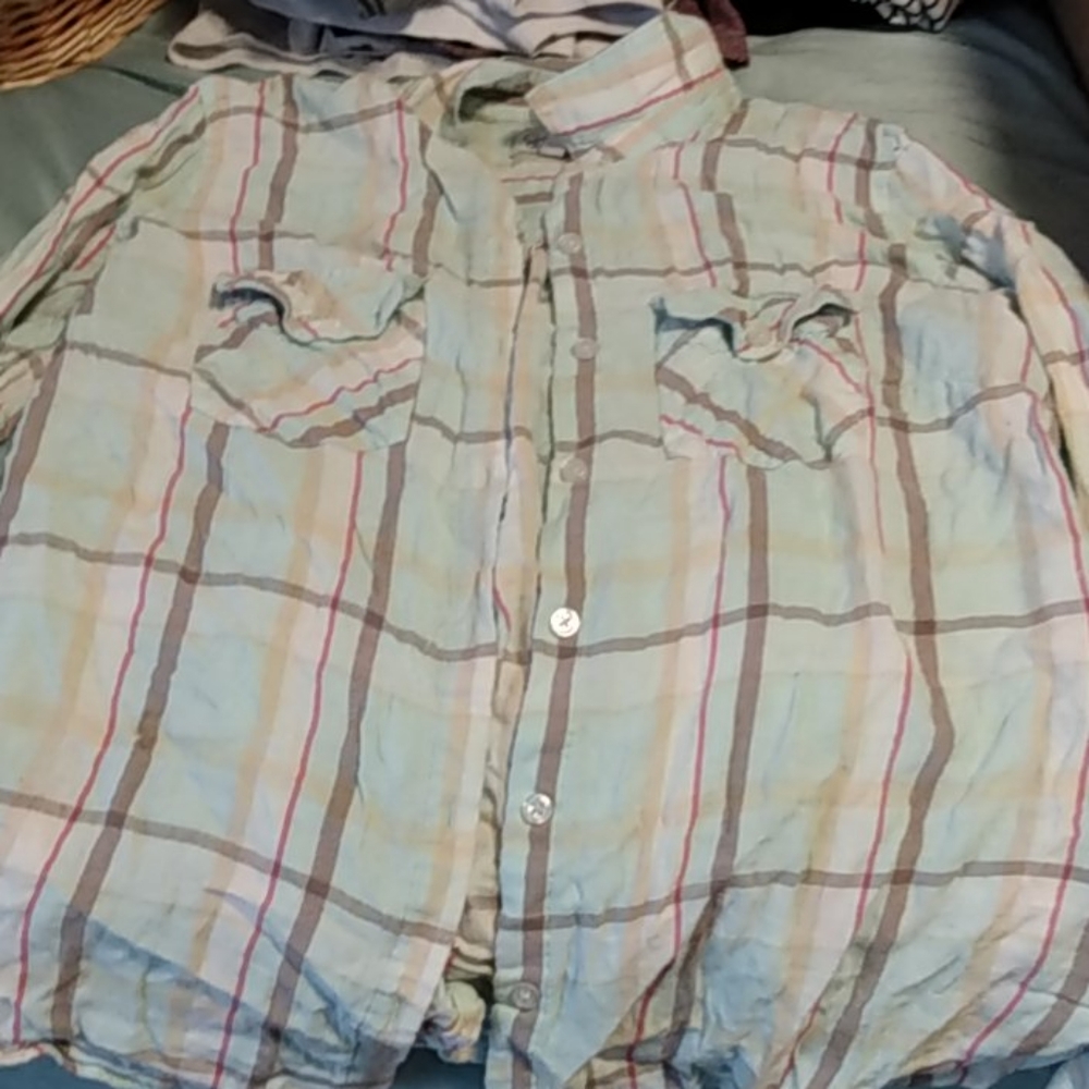 button up, flannel